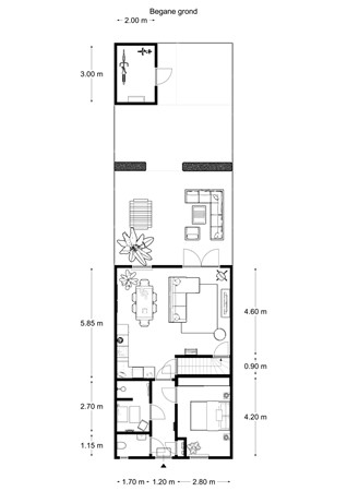 Floorplan - Elisabethstraat 8, 6351 LH Bocholtz